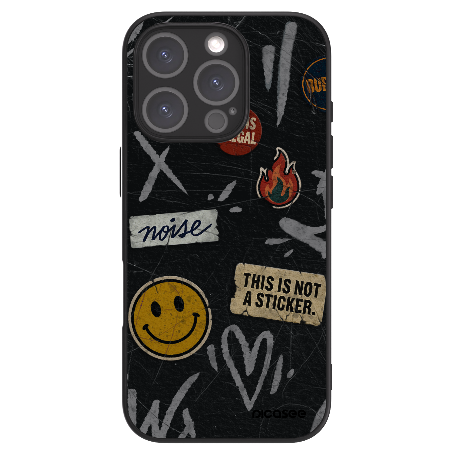 Picasee ULTIMATE CASE MagSafe Apple iPhone 16 Pro - készülékre - STICKERS x TAGS
