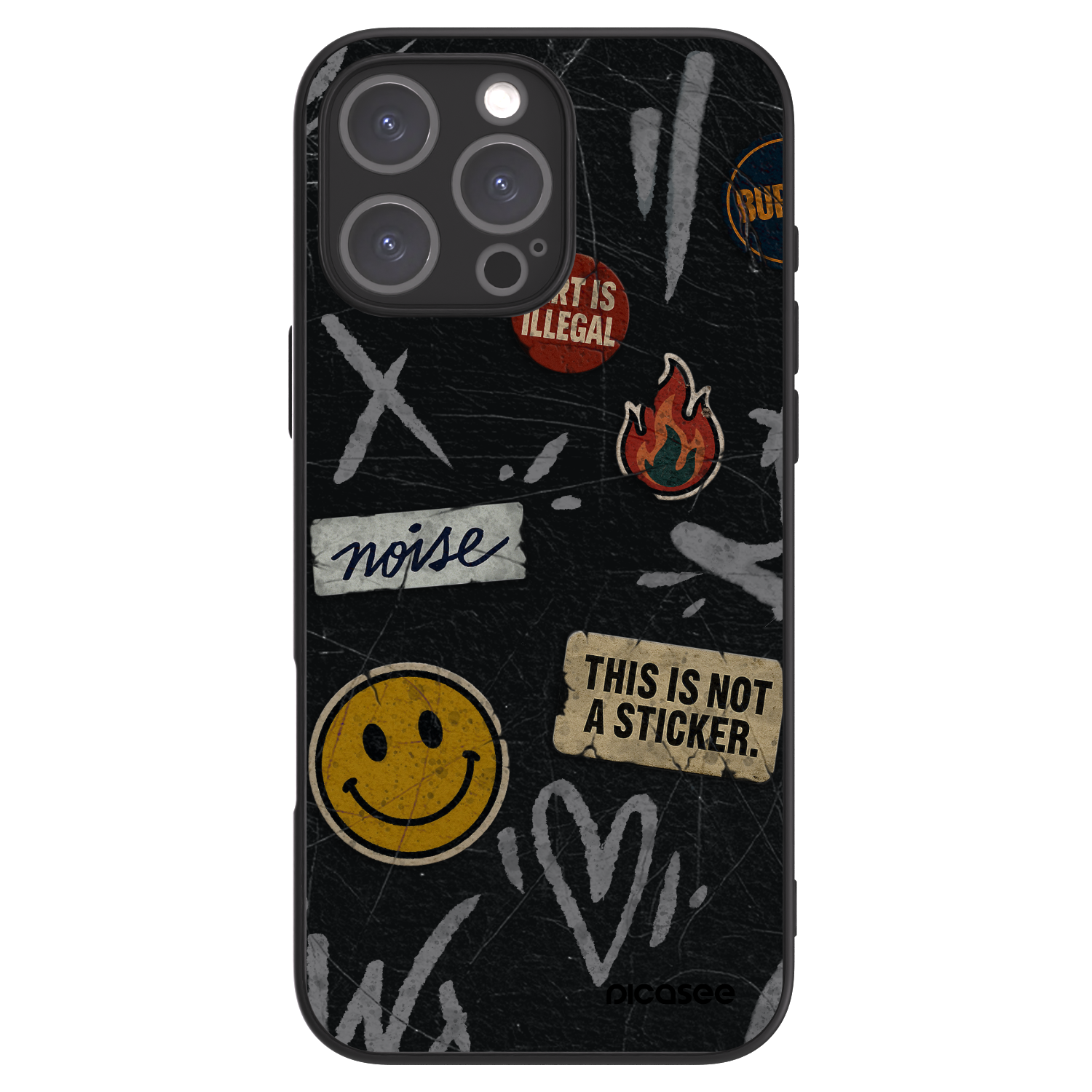 Picasee ULTIMATE CASE MagSafe Apple iPhone 16 Pro Max - készülékre - STICKERS x TAGS