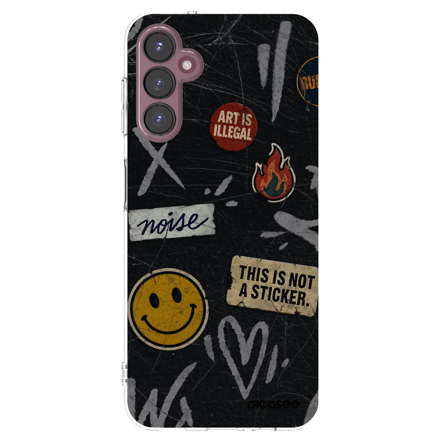 Picasee átlátszó szilikon tok az alábbi mobiltelefonokra Samsung Galaxy A05s A057G - STICKERS x TAGS