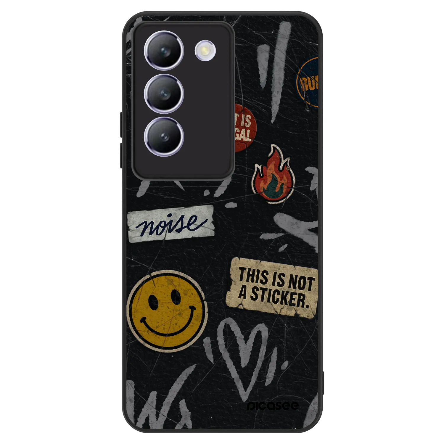Picasee ULTIMATE CASE Vivo V40 SE 5G - készülékre - STICKERS x TAGS