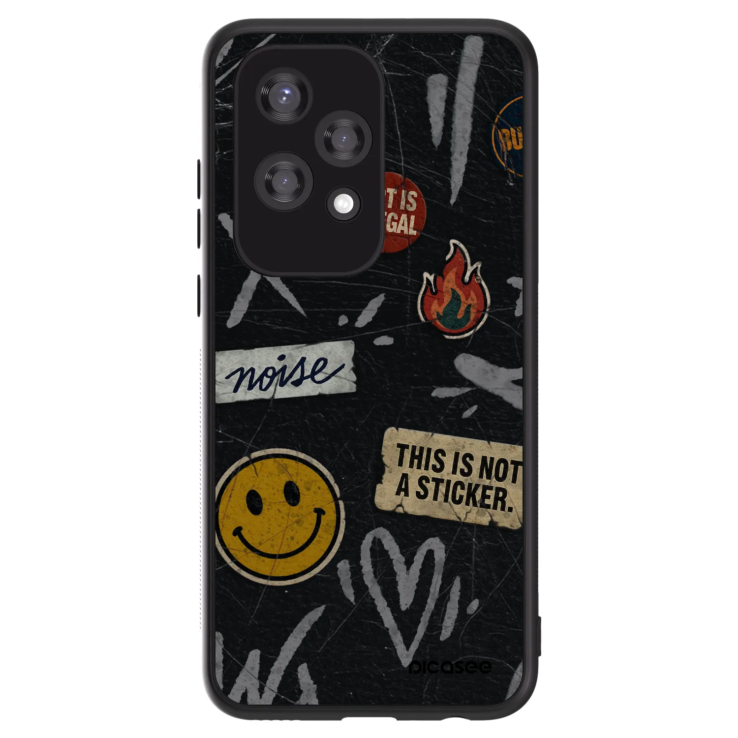 Picasee ULTIMATE CASE Honor 200 Lite - készülékre - STICKERS x TAGS