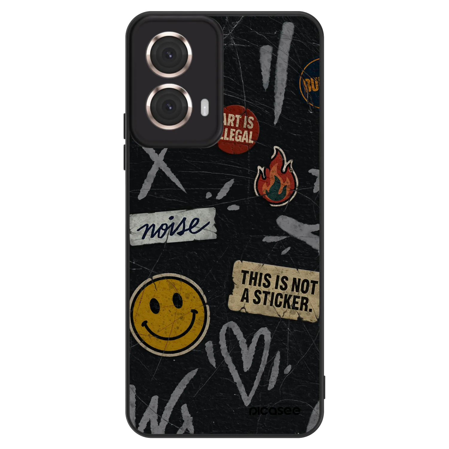 Picasee ULTIMATE CASE Motorola Moto G85 - készülékre - STICKERS x TAGS
