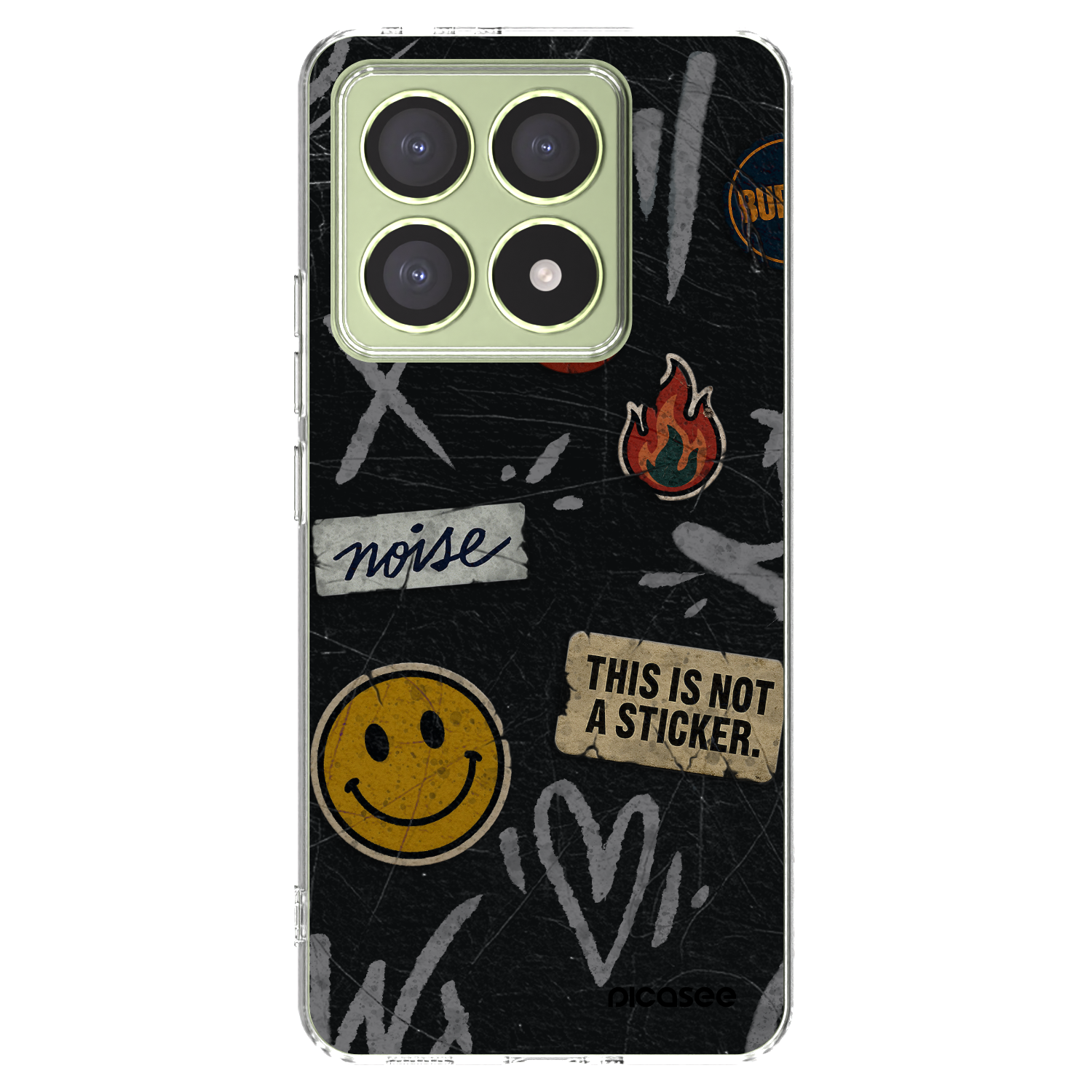 Picasee átlátszó szilikon tok az alábbi mobiltelefonokra Xiaomi 14T - STICKERS x TAGS