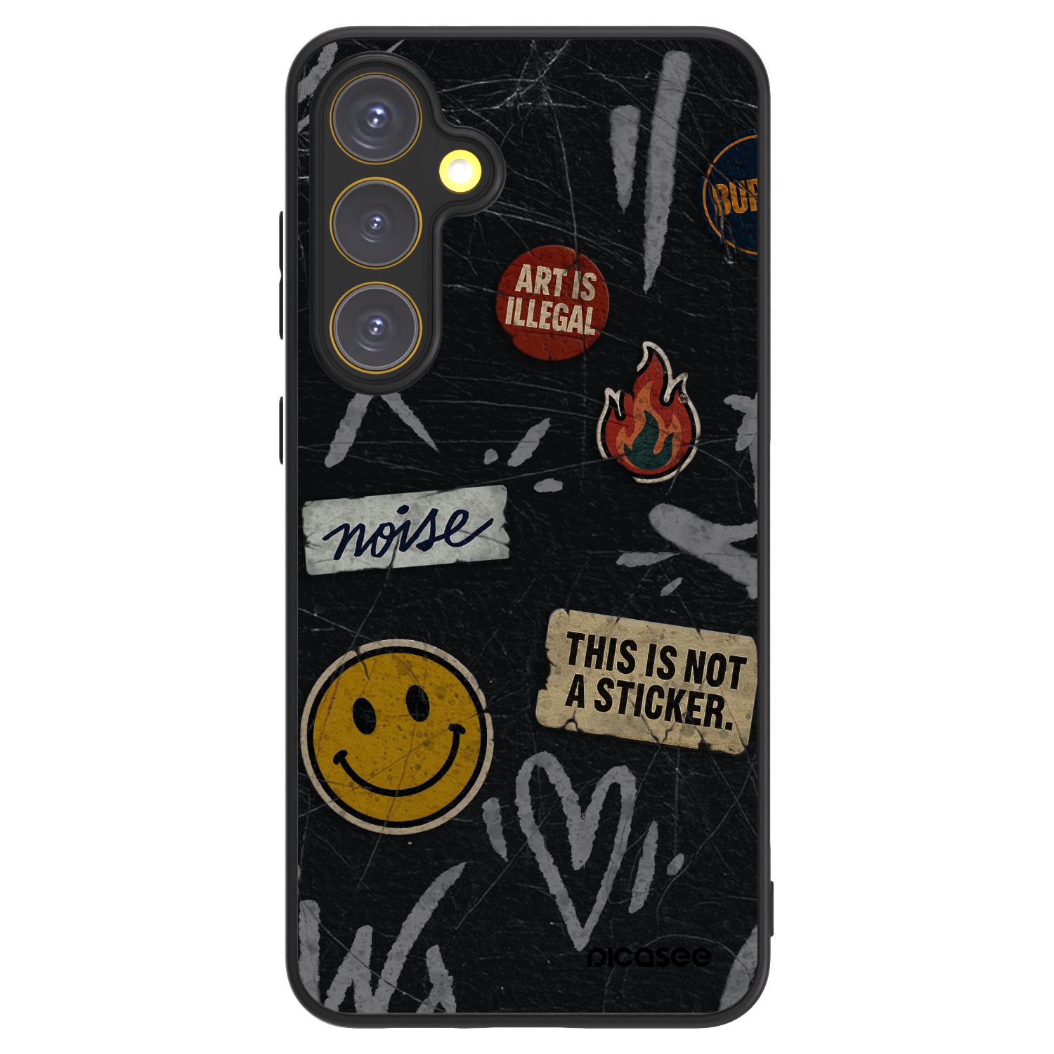 Picasee ULTIMATE CASE Samsung Galaxy S24 FE S721B - készülékre - STICKERS x TAGS