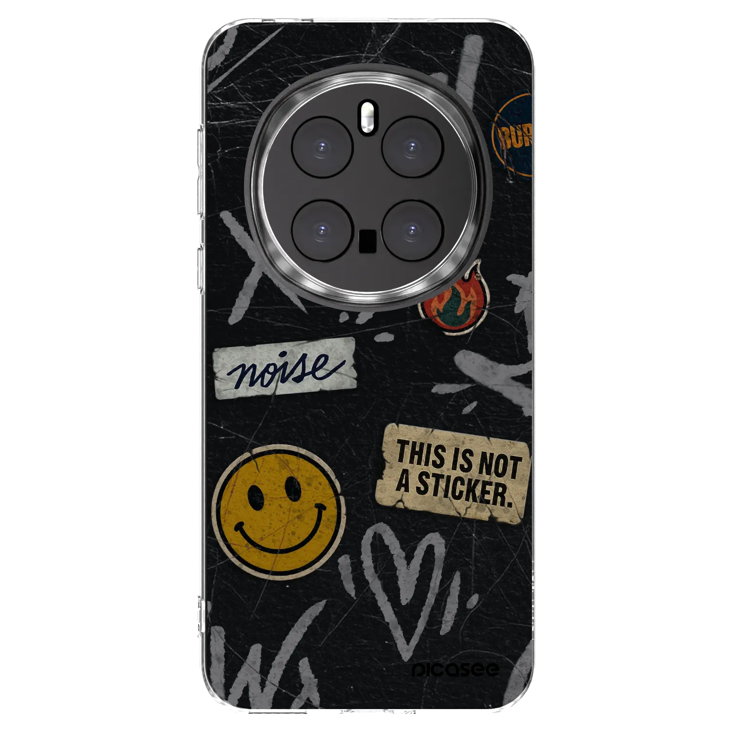 Picasee átlátszó szilikon tok az alábbi mobiltelefonokra Honor Magic7 Pro 5G - STICKERS x TAGS