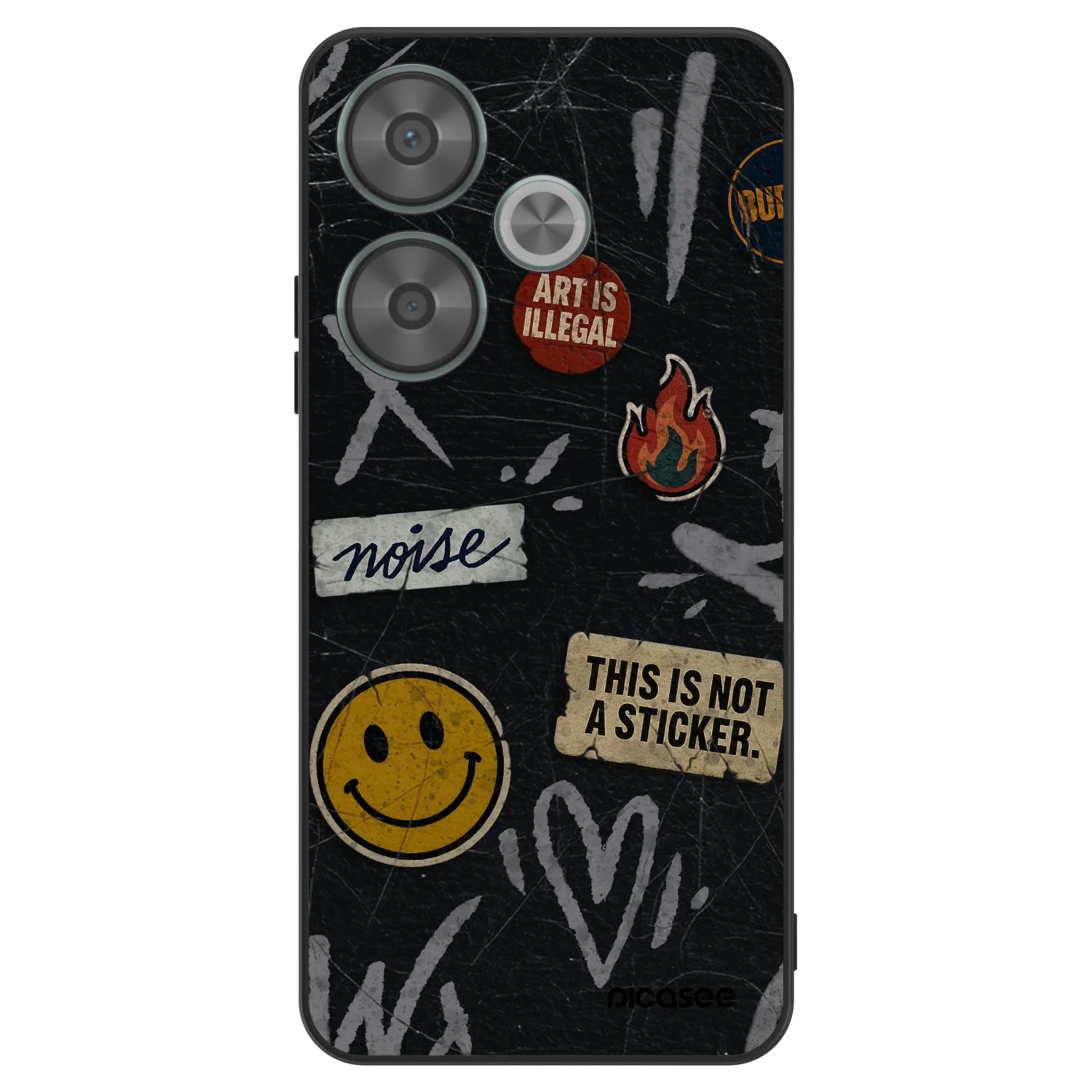 Picasee ULTIMATE CASE Xiaomi Poco F6 - készülékre - STICKERS x TAGS