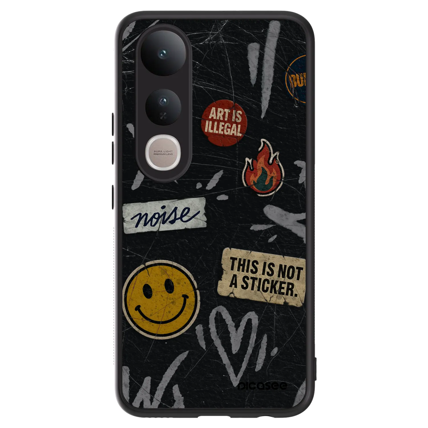 Picasee ULTIMATE CASE Vivo V50 Lite 5G - készülékre - STICKERS x TAGS