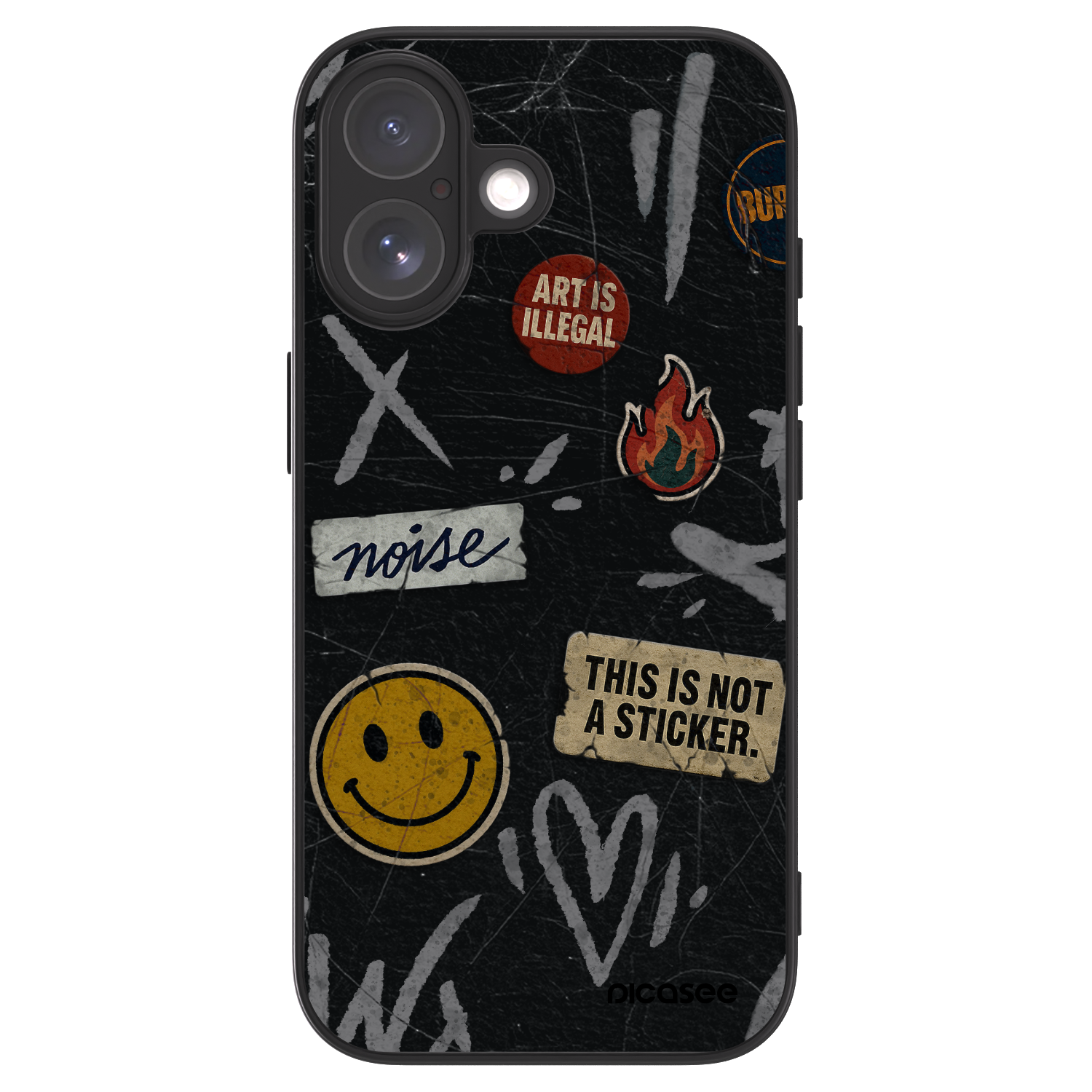 Picasee ULTIMATE CASE MagSafe Apple iPhone 17 - készülékre - STICKERS x TAGS