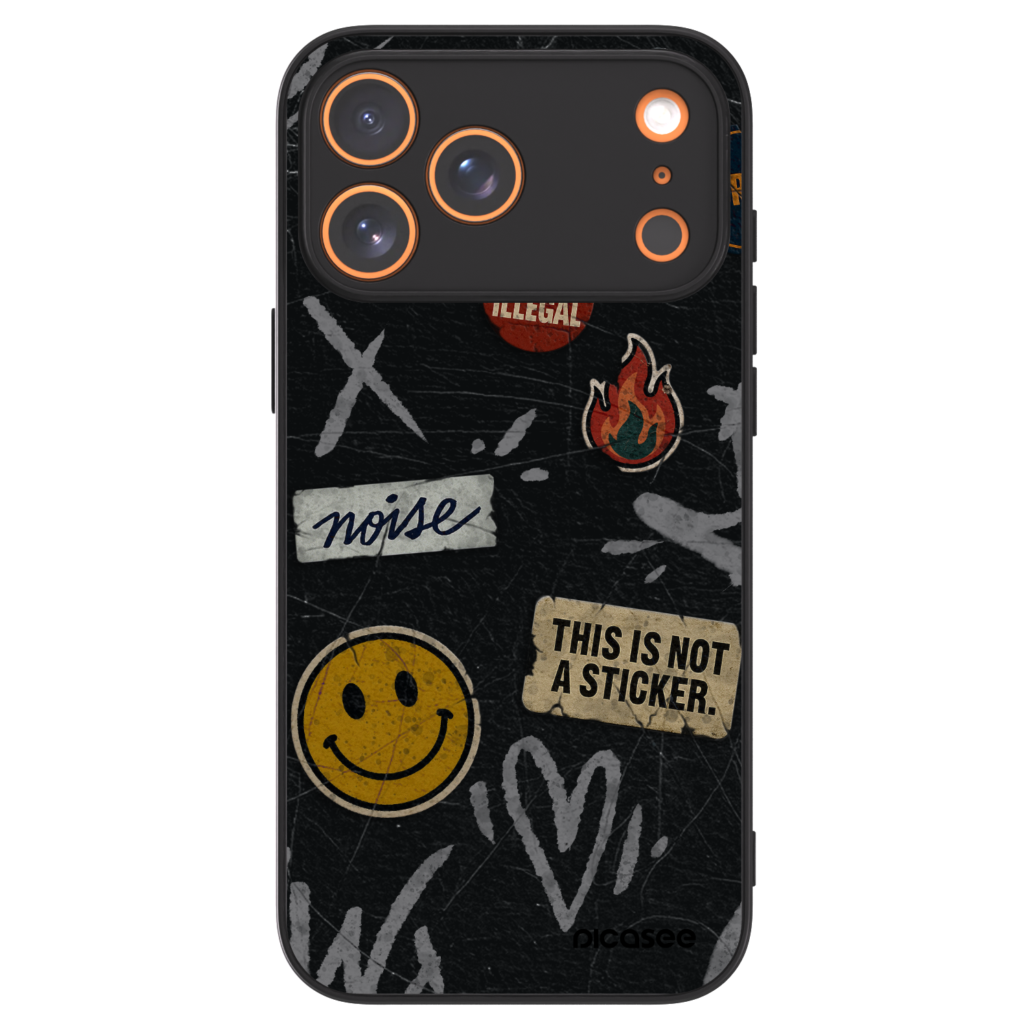 Picasee ULTIMATE CASE Apple iPhone 17 Pro Max - készülékre - STICKERS x TAGS
