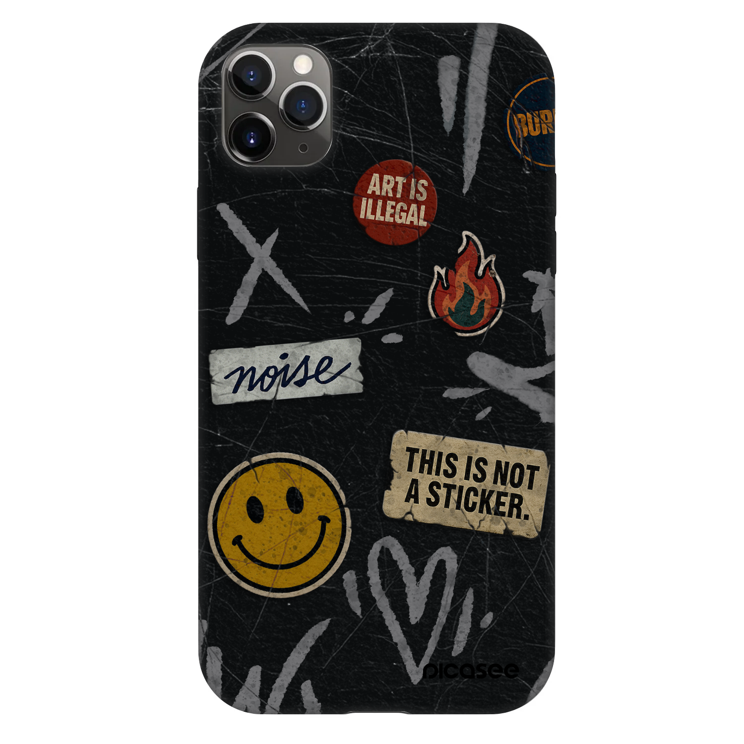 Picasee Fashion Case Apple iPhone 11 Pro Max - STICKERS x TAGS