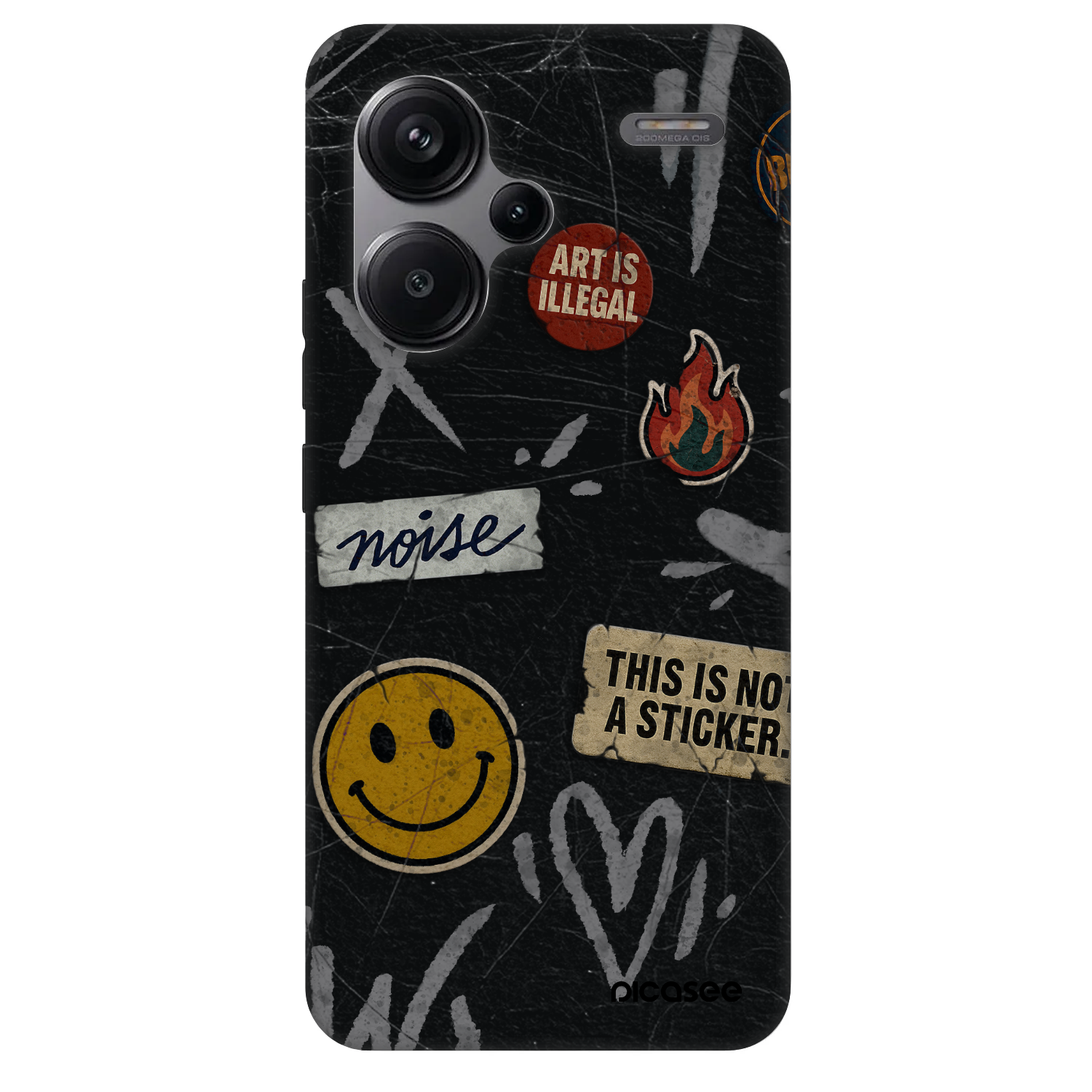 Picasee Fashion Case Xiaomi Redmi Note 13 Pro+ 5G - STICKERS x TAGS