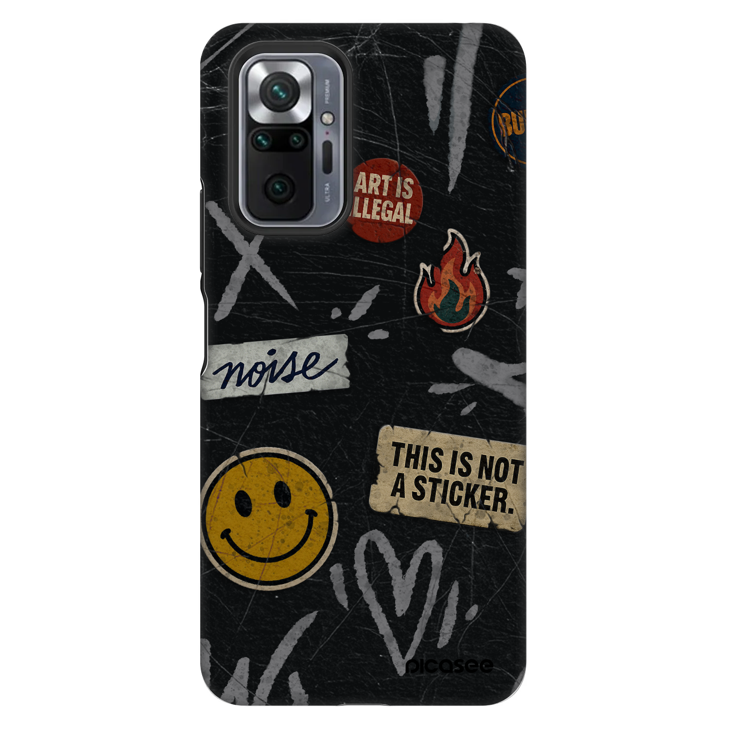 Picasee Fashion Case Xiaomi Redmi Note 10 Pro - STICKERS x TAGS
