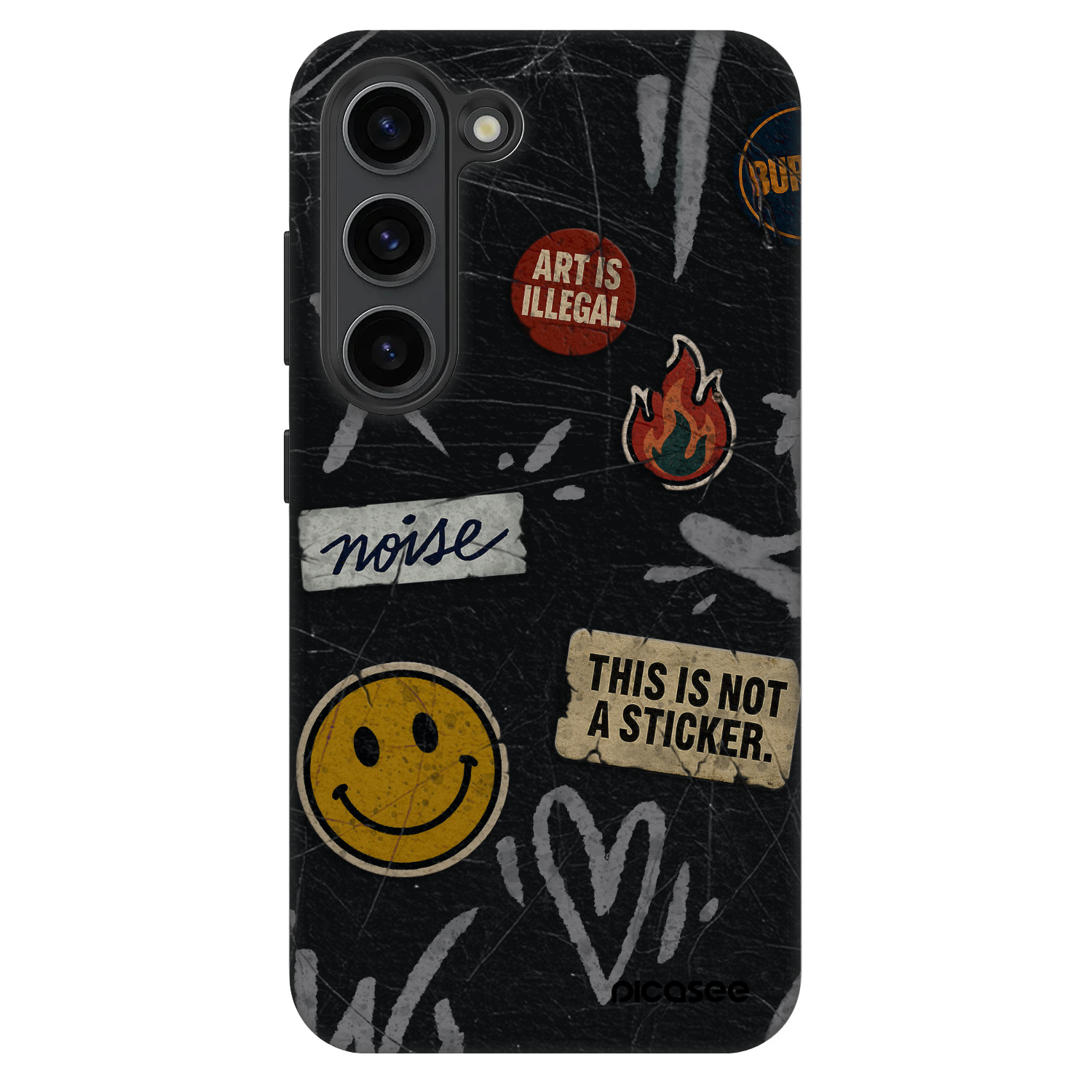 Picasee Fashion Case Samsung Galaxy S23+ 5G - STICKERS x TAGS