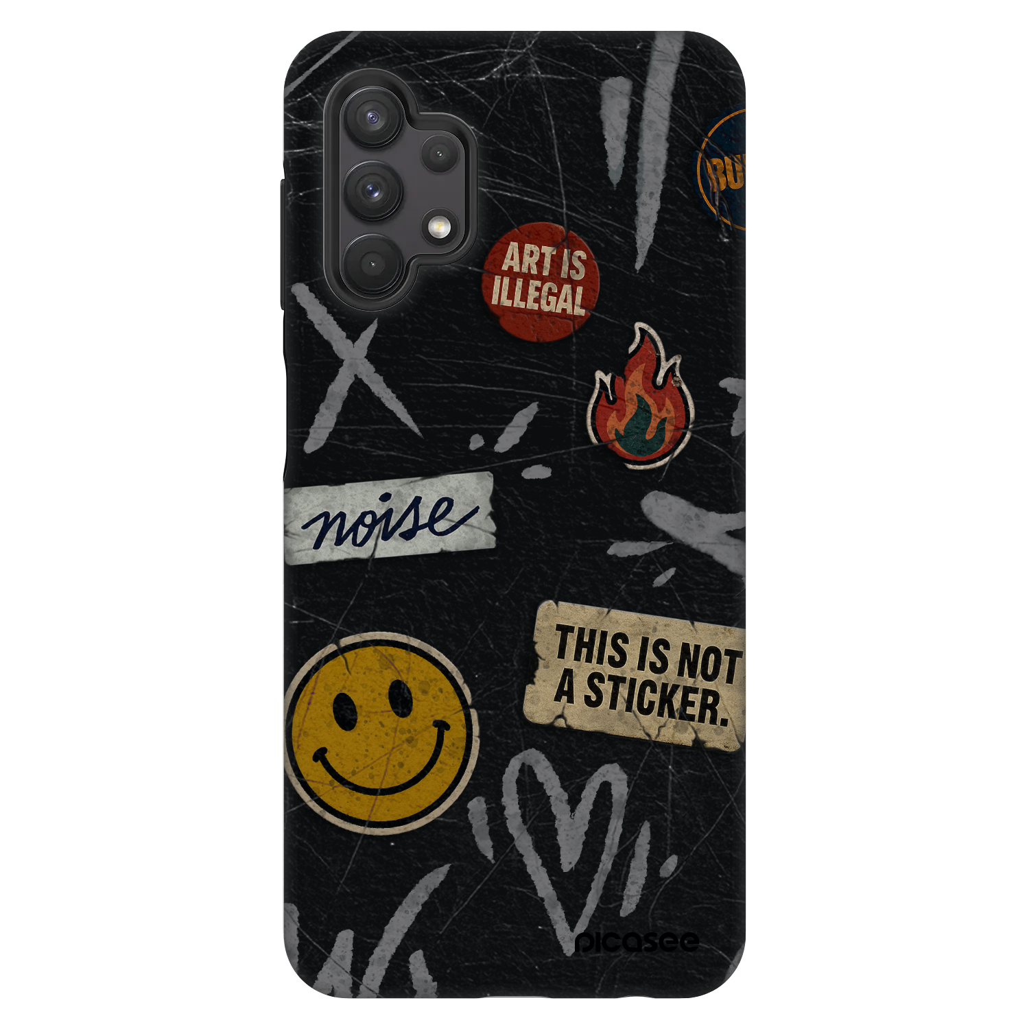 Picasee Fashion Case Samsung Galaxy A32 5G A326B - STICKERS x TAGS