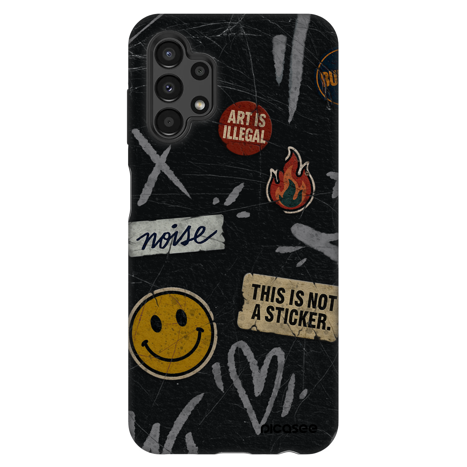 Picasee Fashion Case Samsung Galaxy A13 4G A135 - STICKERS x TAGS
