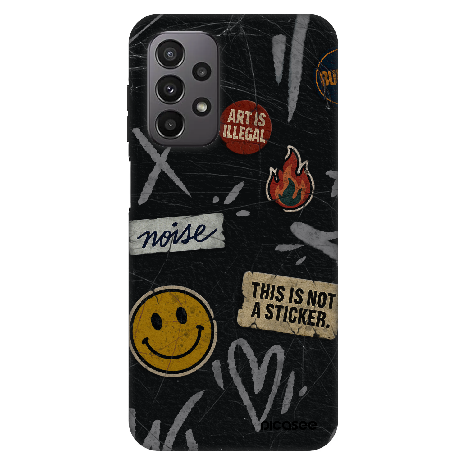 Picasee Fashion Case Samsung Galaxy A23 A235F 4G - STICKERS x TAGS