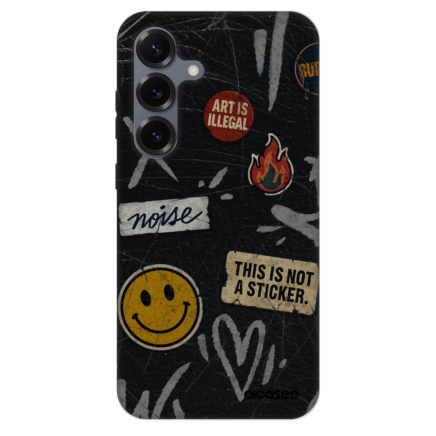 Picasee Fashion Case PowerShare pro Samsung Galaxy S25 5G - STICKERS x TAGS