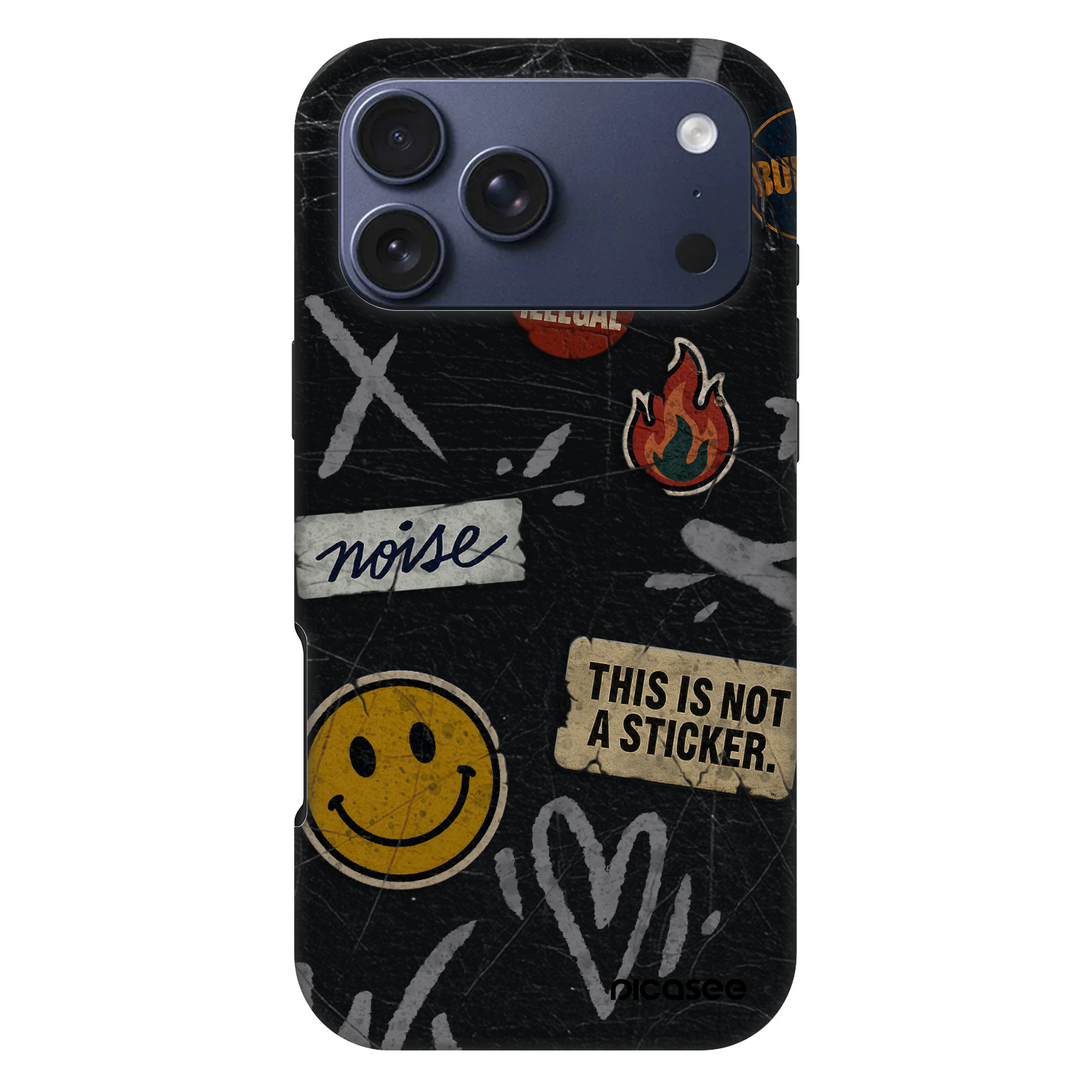 Picasee Fashion Case MagSafe Apple iPhone 17 Pro Max - STICKERS x TAGS