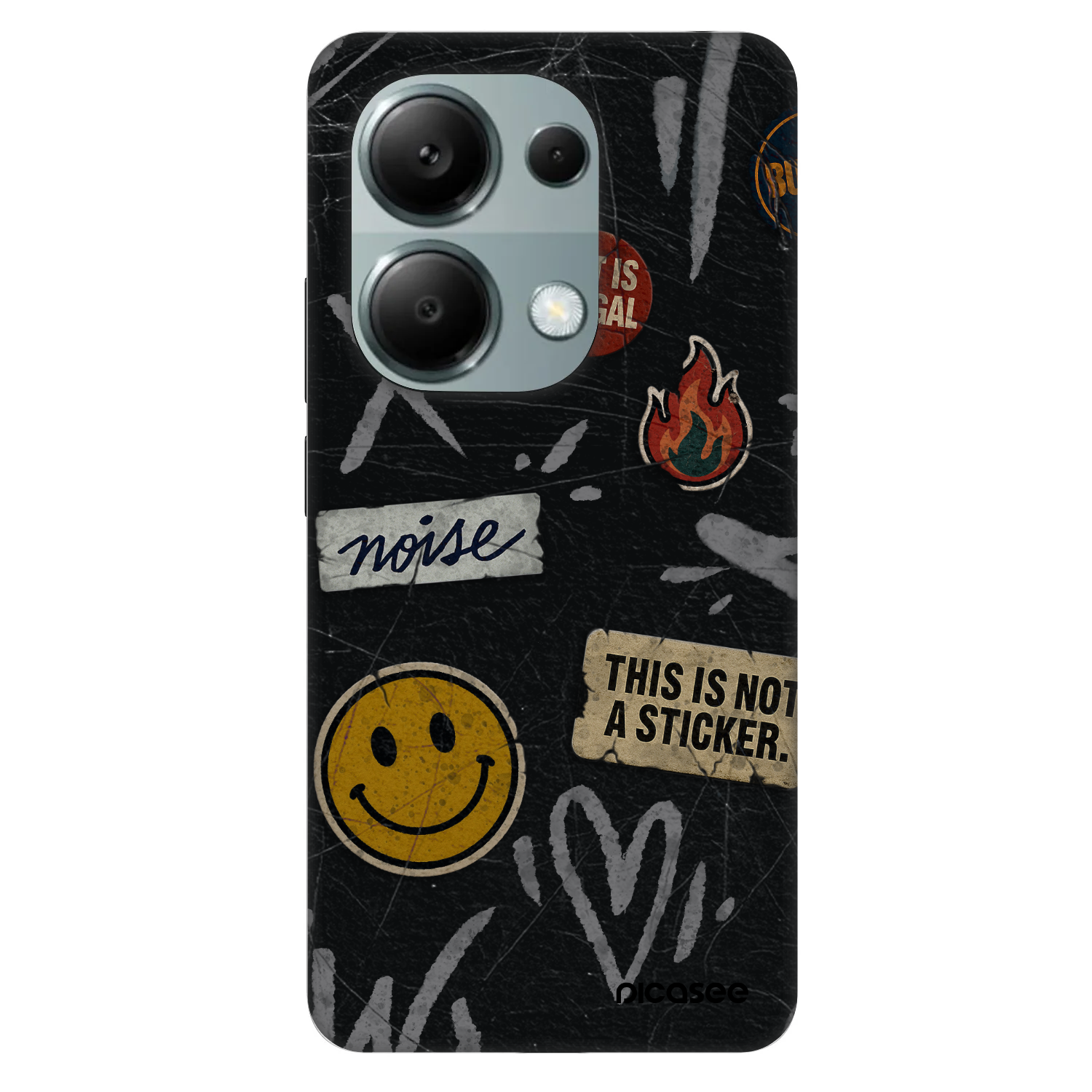 Picasee Fashion Case Xiaomi Redmi Note 13 Pro 4G - STICKERS x TAGS