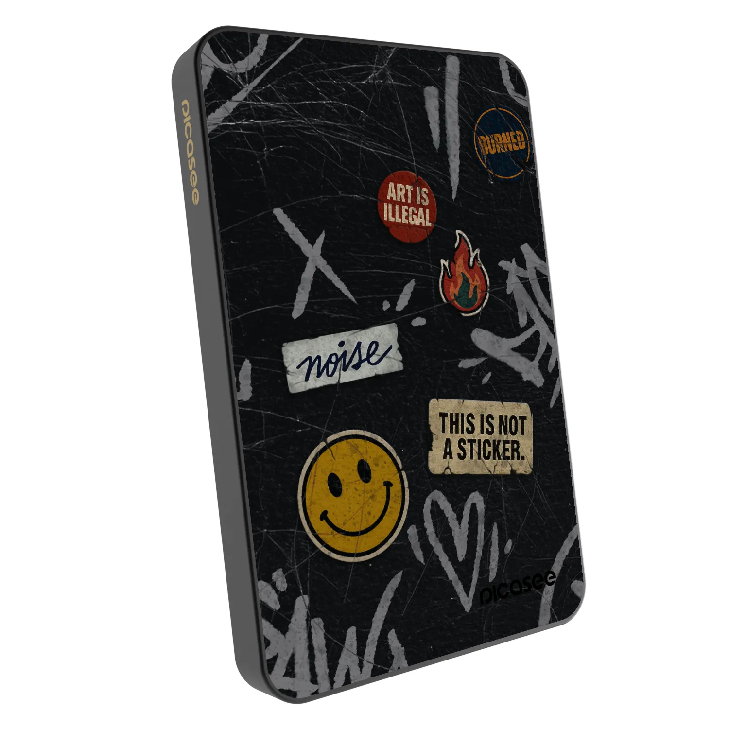 Picasee Powerbank MagSafe 5 000 mAh Szürke - STICKERS x TAGS