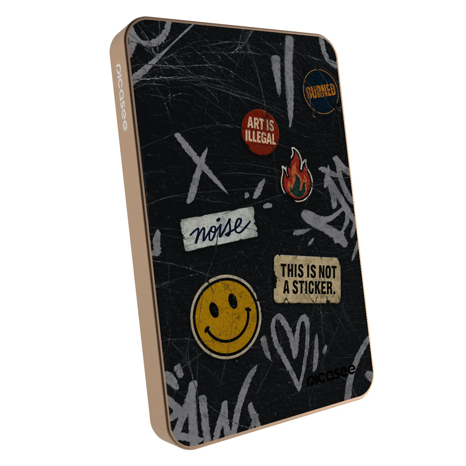 Picasee Powerbank MagSafe 5 000 mAh Aranysárga - STICKERS x TAGS