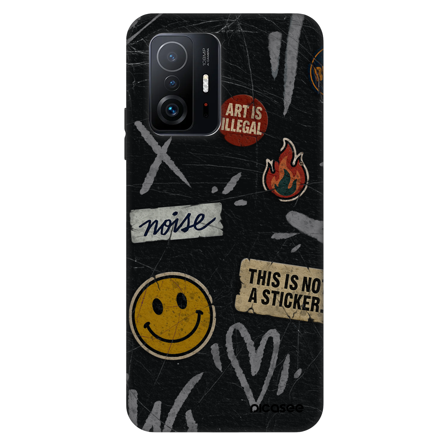 Picasee Fashion Case Xiaomi 11T - STICKERS x TAGS