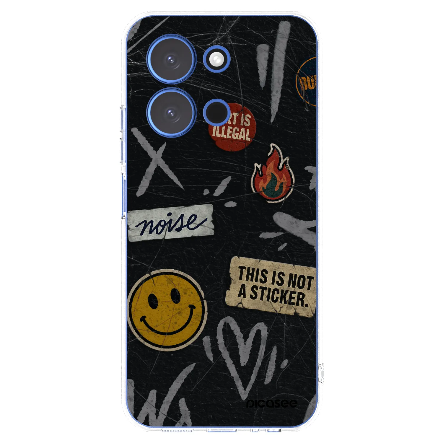 Picasee átlátszó szilikon tok az alábbi mobiltelefonokra Xiaomi Redmi 15C 4G - STICKERS x TAGS