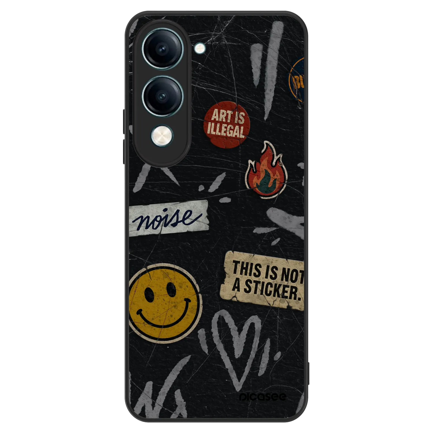 Picasee ULTIMATE CASE Vivo Y29s 5G - készülékre - STICKERS x TAGS