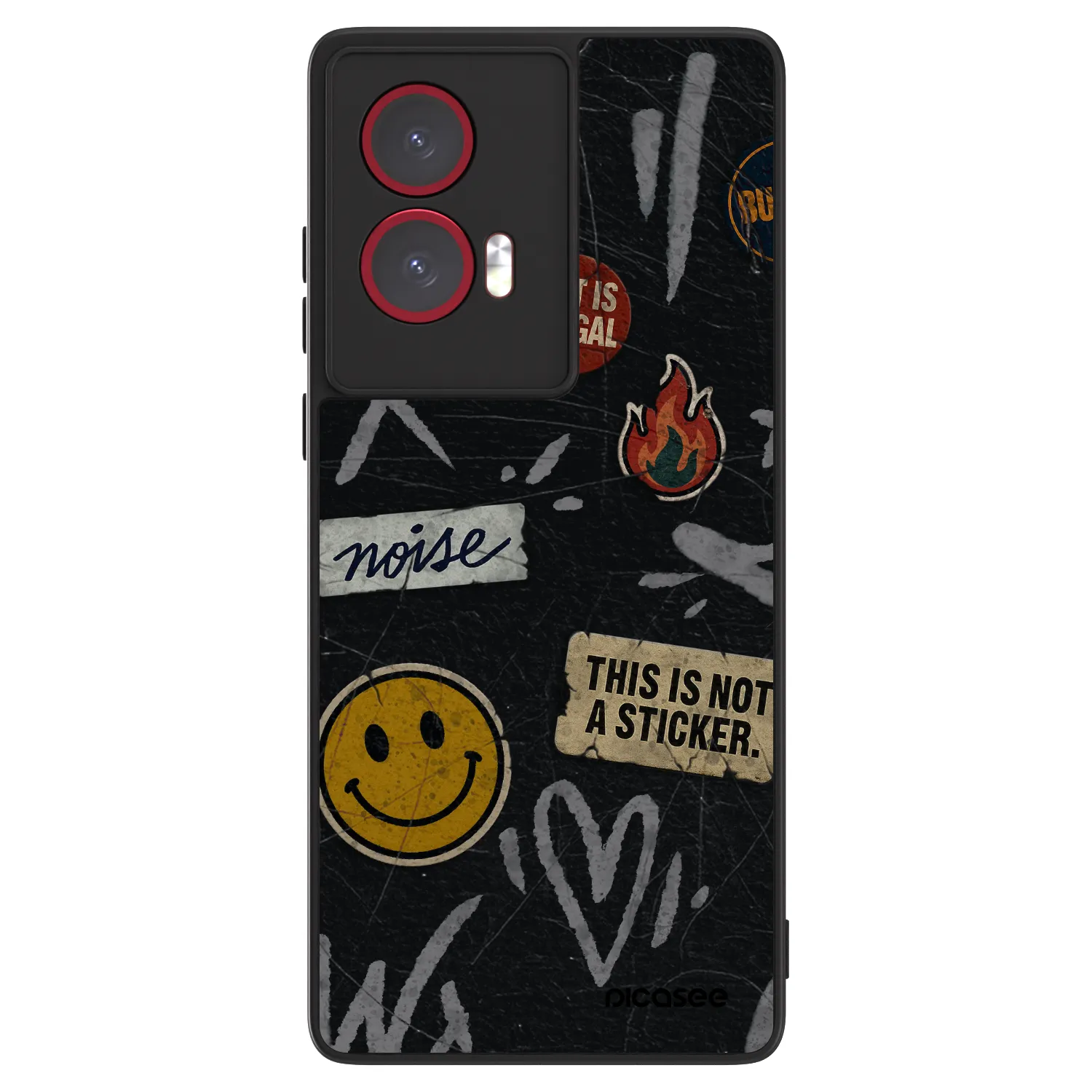 Picasee ULTIMATE CASE Motorola Edge 50 Fusion - készülékre - STICKERS x TAGS