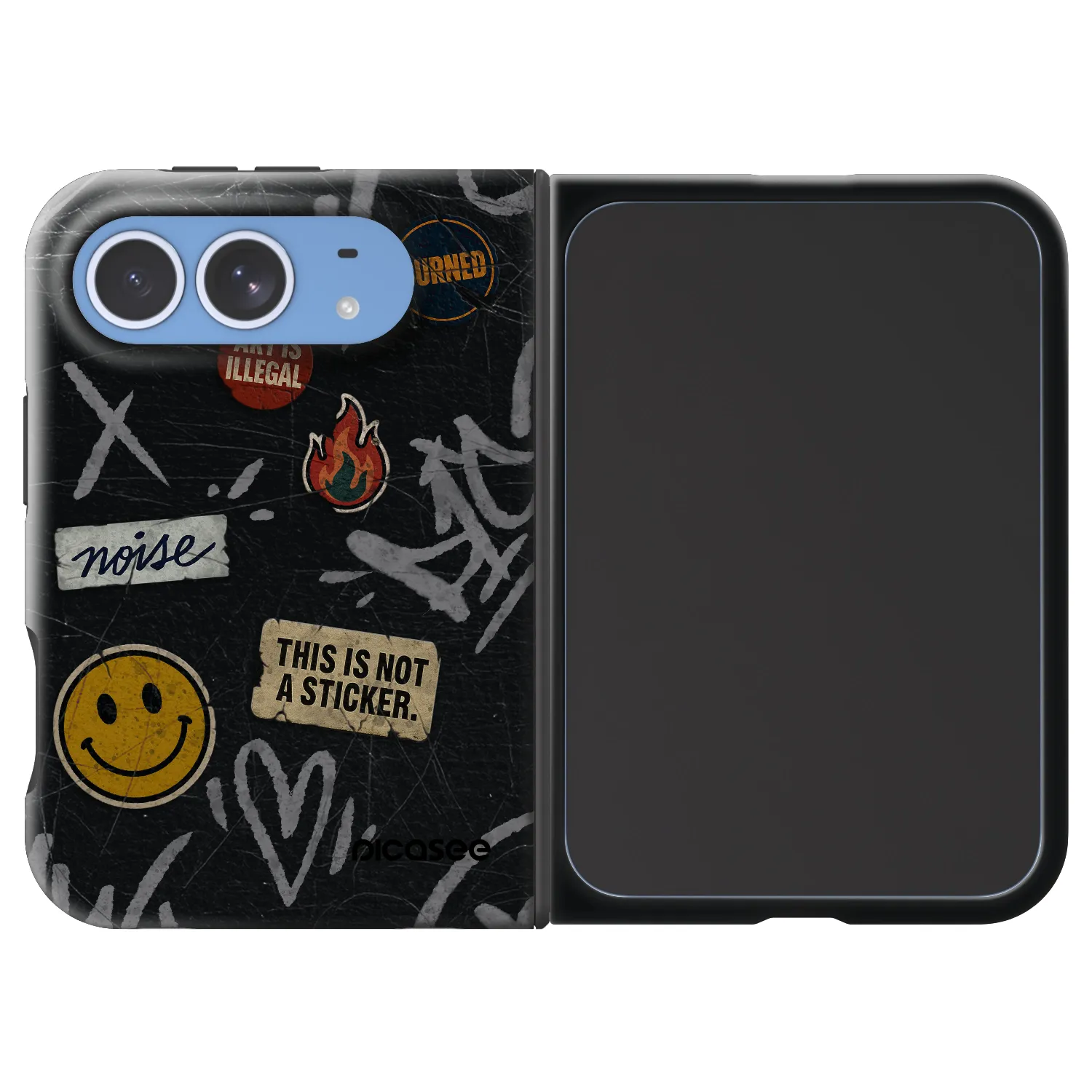 Picasee Fashion Case MagSafe Apple iPhone Duo - STICKERS x TAGS