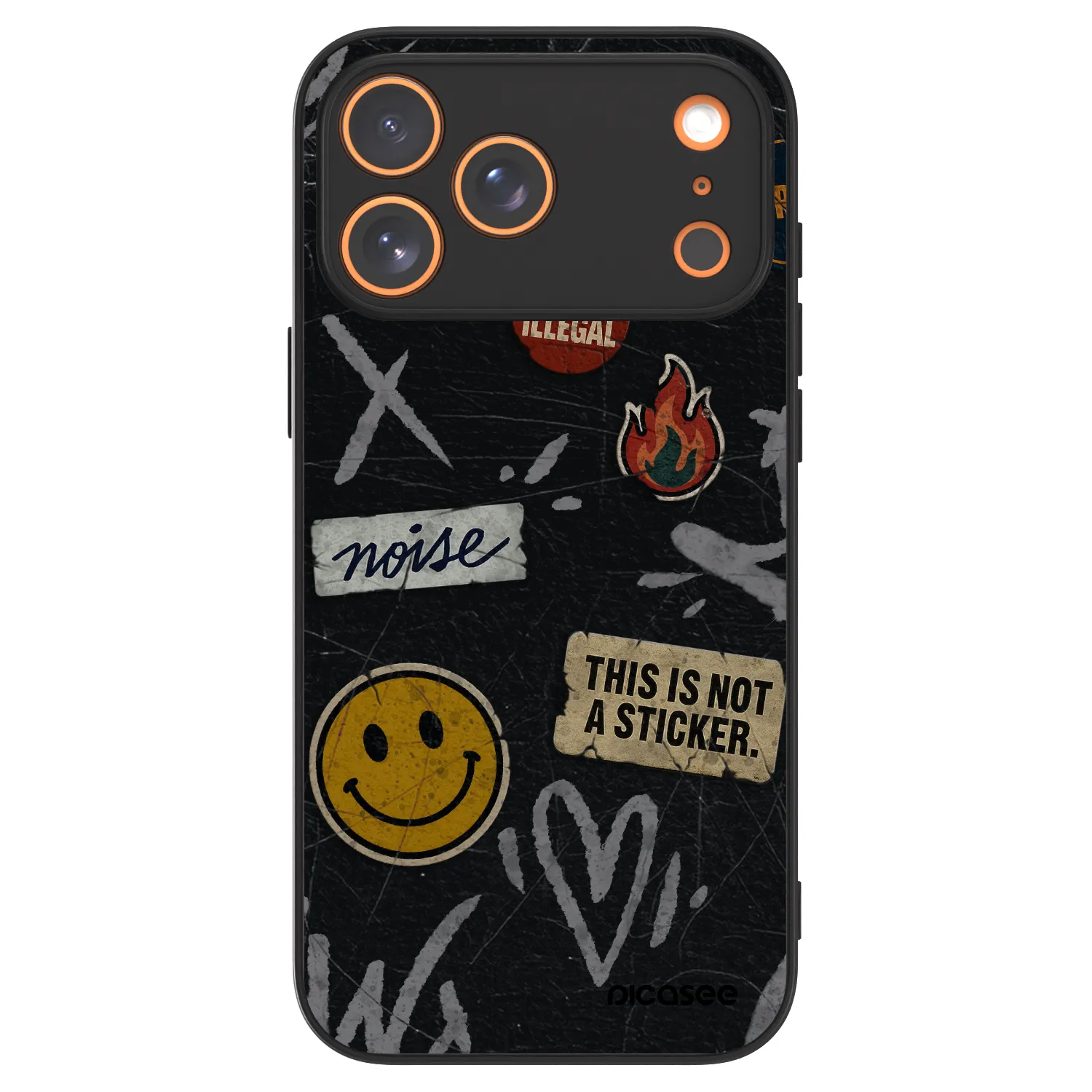 Picasee ULTIMATE CASE MagSafe Apple iPhone 18 Pro Max - készülékre - STICKERS x TAGS