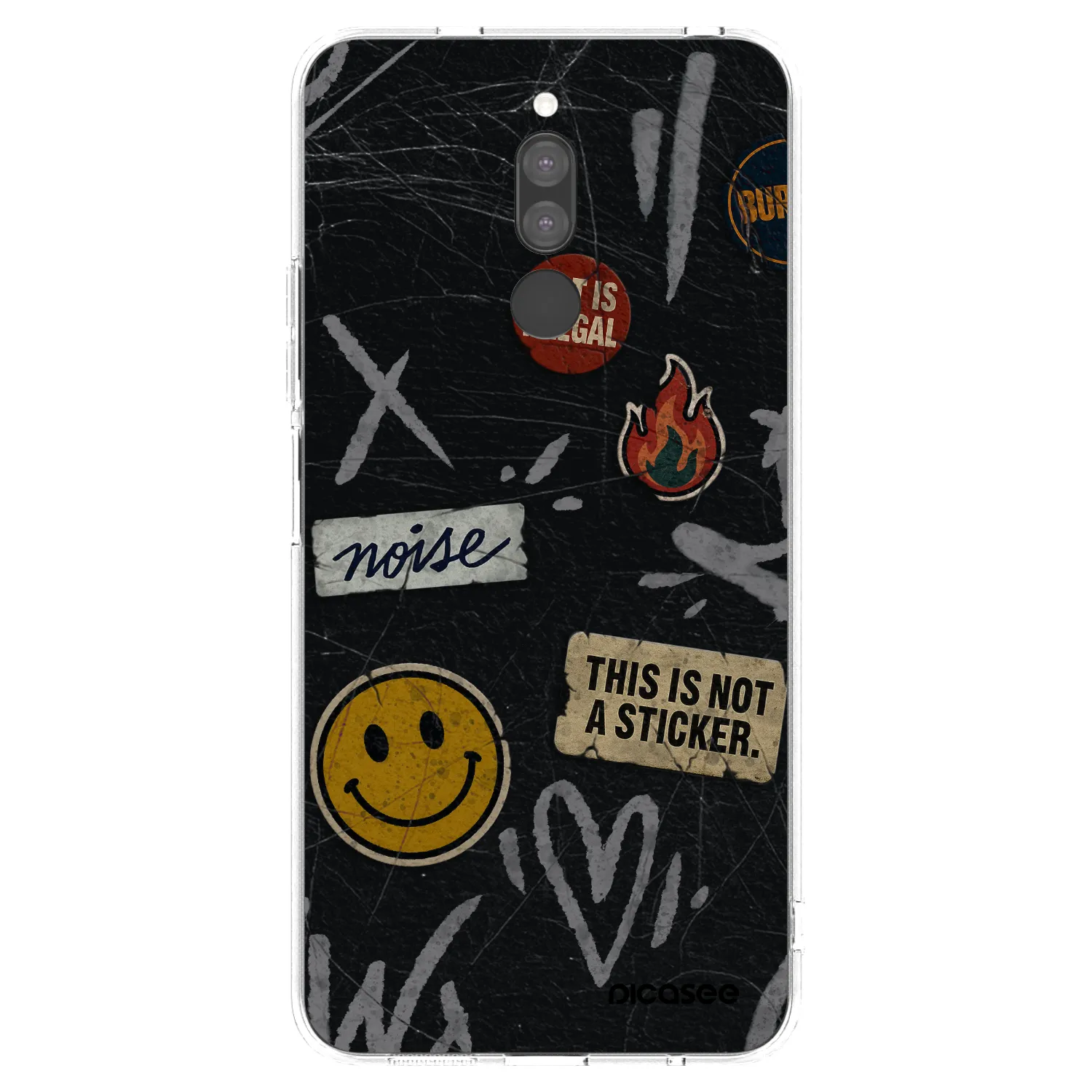 Picasee átlátszó szilikon tok az alábbi mobiltelefonokra Xiaomi Redmi 8 - STICKERS x TAGS