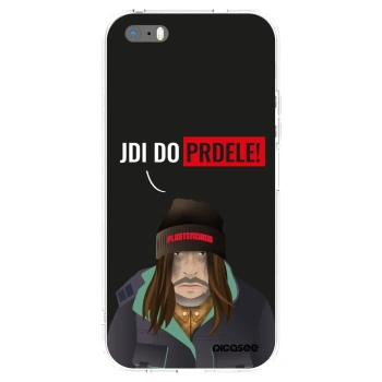 Picasee átlátszó szilikon tok az alábbi mobiltelefonokra Apple iPhone 5/5S/SE - Bezďák
