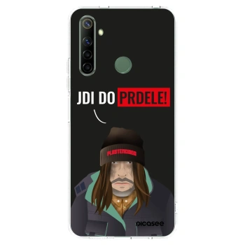 Picasee átlátszó szilikon tok az alábbi mobiltelefonokra Realme 6i - Bezďák