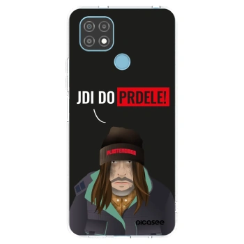Picasee átlátszó szilikon tok az alábbi mobiltelefonokra Realme C21 - Bezďák