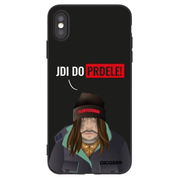 Picasee fekete szilikon tok az alábbi mobiltelefonokra Apple iPhone XS Max - Bezďák