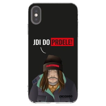 Picasee átlátszó szilikon tok az alábbi mobiltelefonokra Apple iPhone XS Max - Bezďák