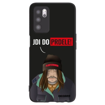 Picasee fekete szilikon tok az alábbi mobiltelefonokra OPPO A16 - Bezďák