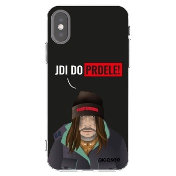 Picasee átlátszó szilikon tok az alábbi mobiltelefonokra Apple iPhone X/XS - Bezďák