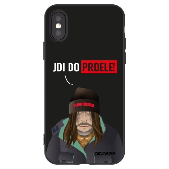 Picasee fekete szilikon tok az alábbi mobiltelefonokra Apple iPhone X/XS - Bezďák