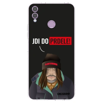 Picasee átlátszó szilikon tok az alábbi mobiltelefonokra Honor 8X - Bezďák