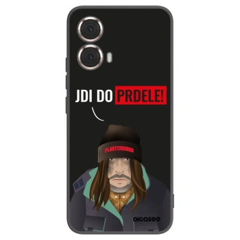 Picasee fekete szilikon tok az alábbi mobiltelefonokra Motorola Moto G85 - Bezďák