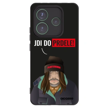 Picasee fekete szilikon tok az alábbi mobiltelefonokra Xiaomi Redmi Note 14 5G - Bezďák