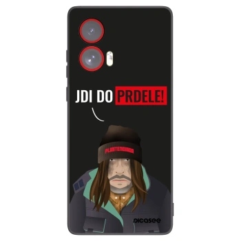 Picasee fekete szilikon tok az alábbi mobiltelefonokra Motorola Edge 50 Fusion - Bezďák