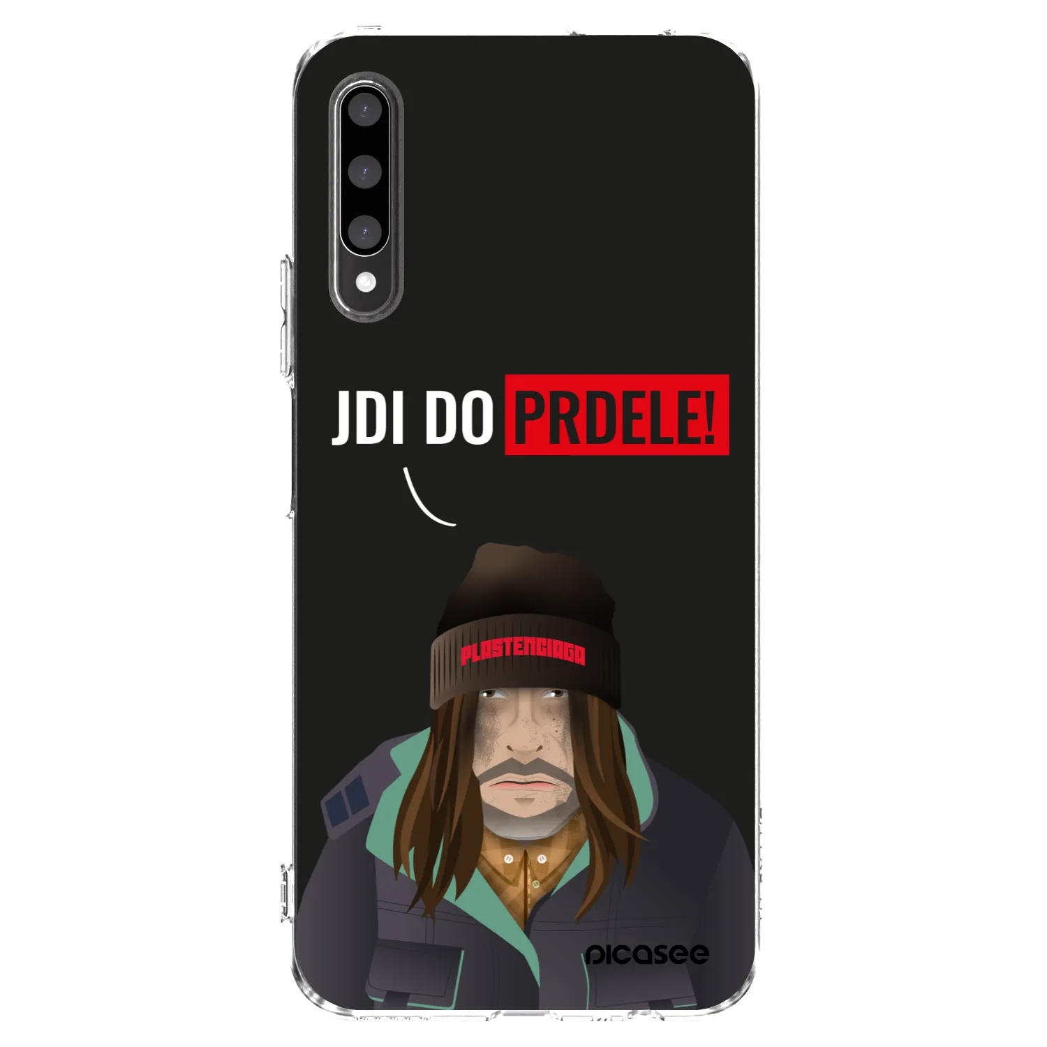 Picasee átlátszó szilikon tok az alábbi mobiltelefonokra Honor 9X Pro - Bezďák
