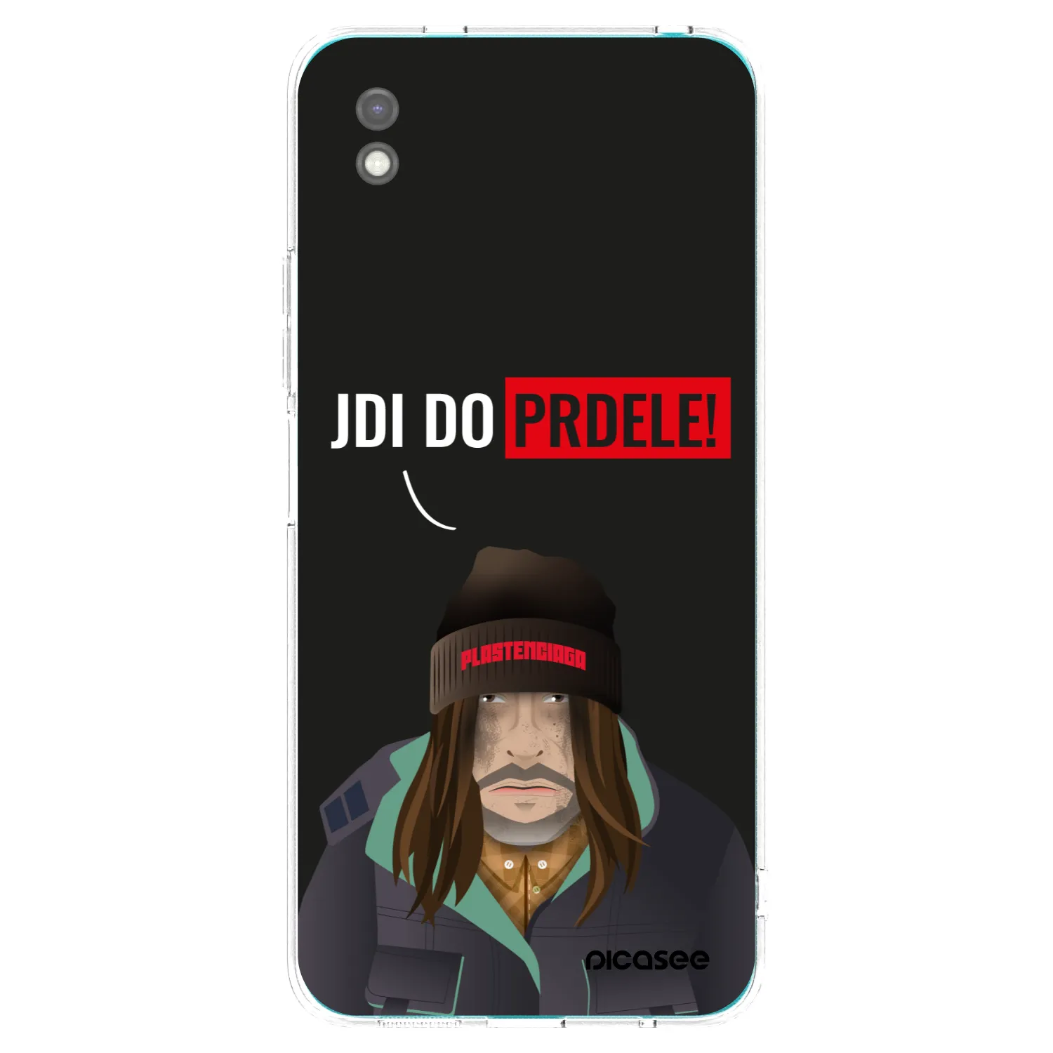 Picasee fekete szilikon tok az alábbi mobiltelefonokra Xiaomi Redmi 9A - Bezďák