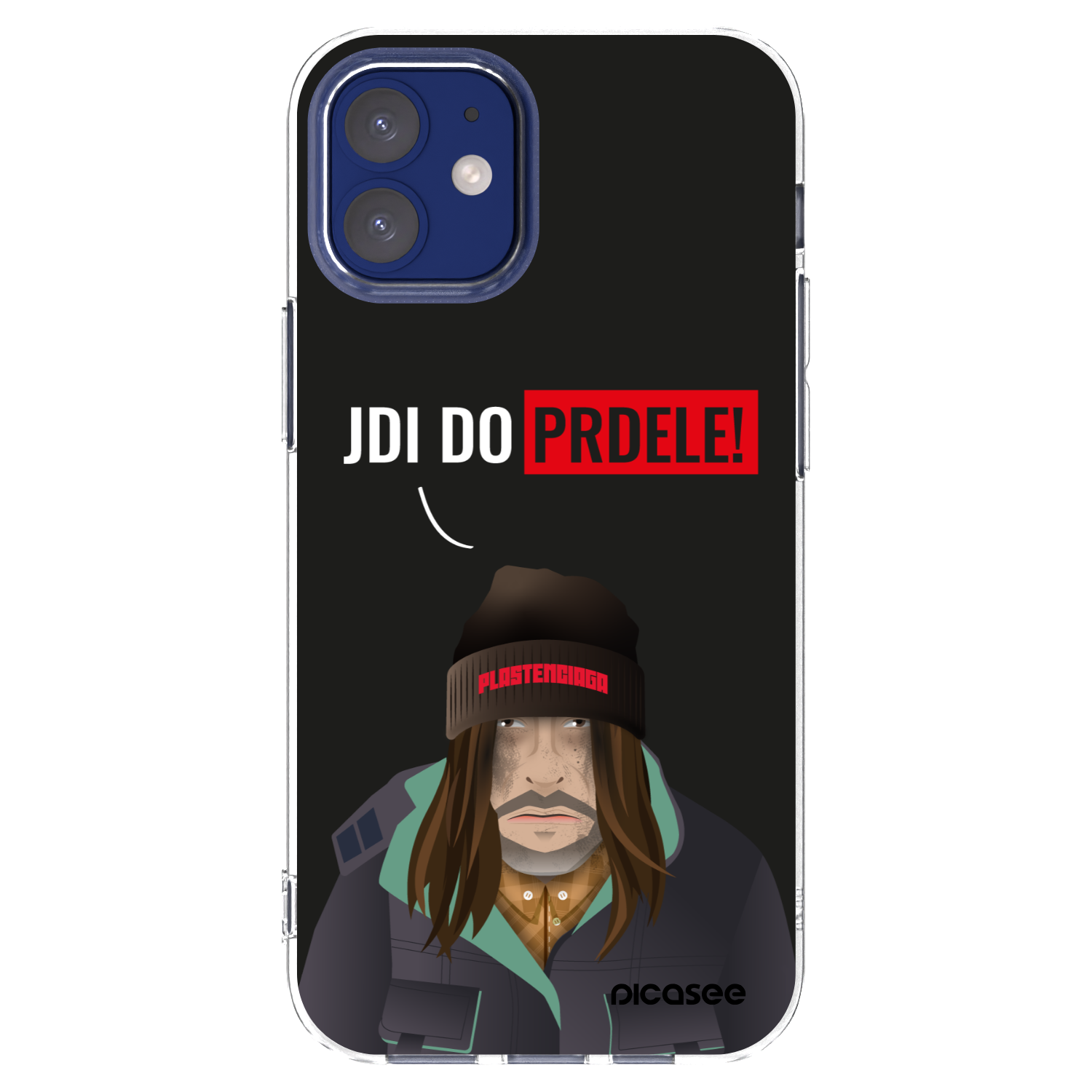 Picasee átlátszó szilikon tok az alábbi mobiltelefonokra Apple iPhone 12 mini - Bezďák