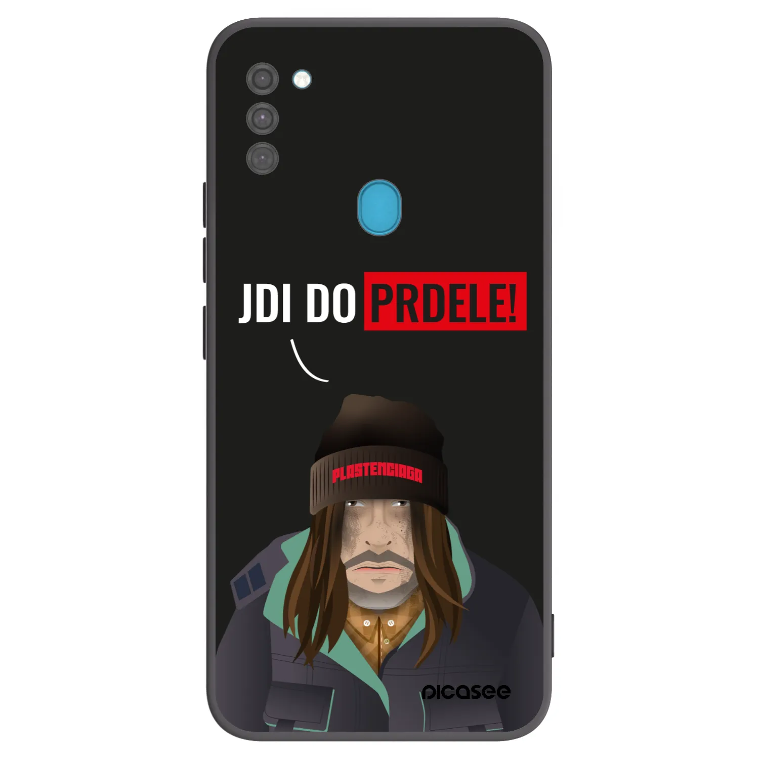 Picasee fekete szilikon tok az alábbi mobiltelefonokra Samsung Galaxy M11 - Bezďák