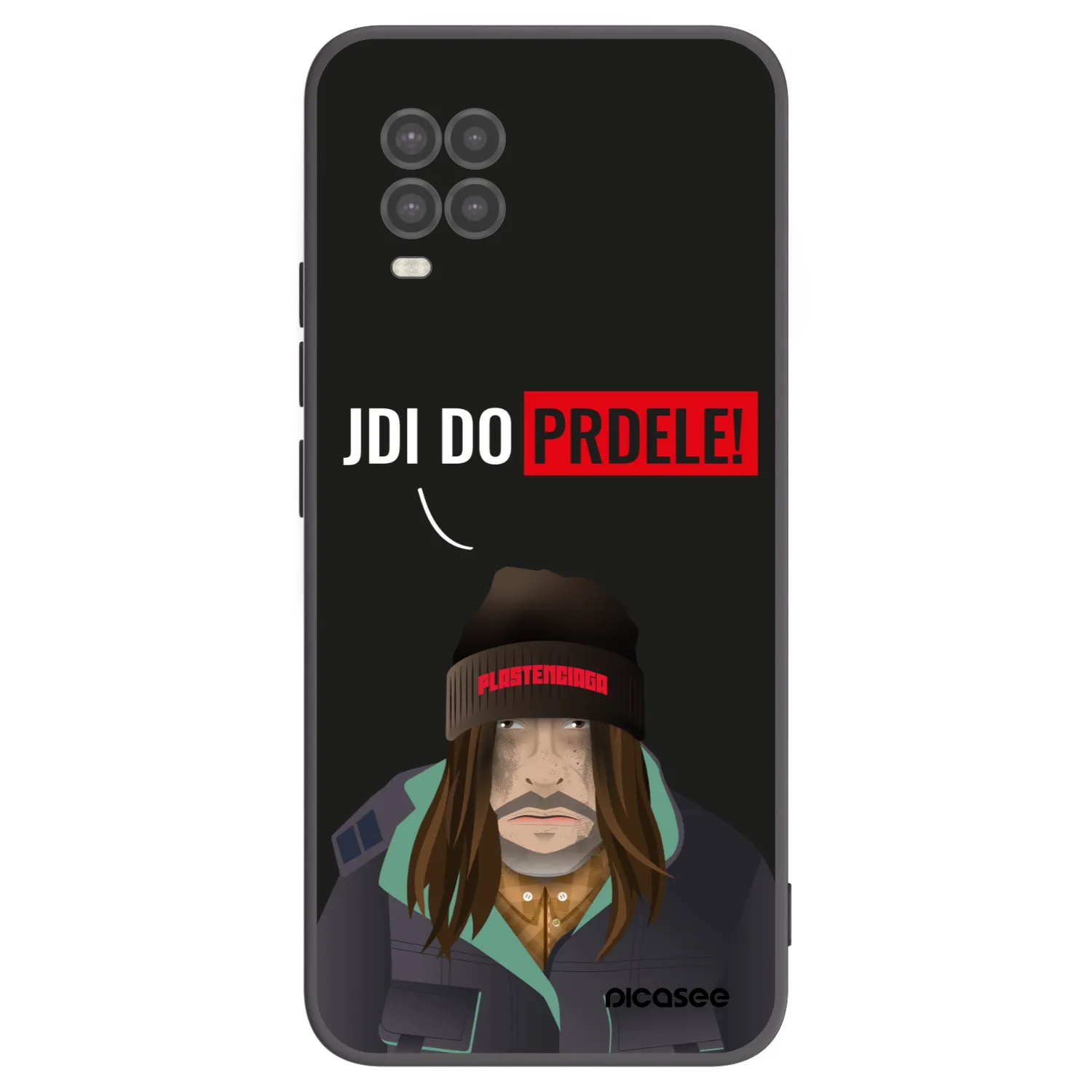 Picasee fekete szilikon tok az alábbi mobiltelefonokra Xiaomi Mi 10 Lite - Bezďák