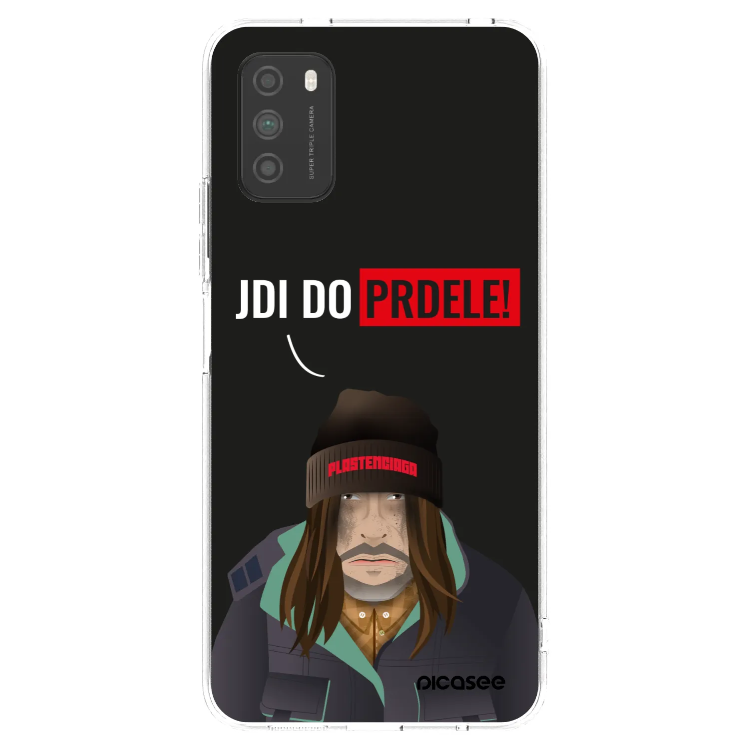 Picasee átlátszó szilikon tok az alábbi mobiltelefonokra Xiaomi Poco M3 - Bezďák